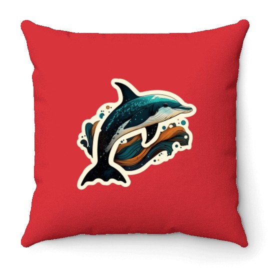 Dolphin Throw Pillows