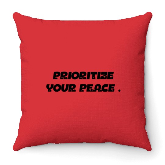 "Peaceful Living" Throw Pillows