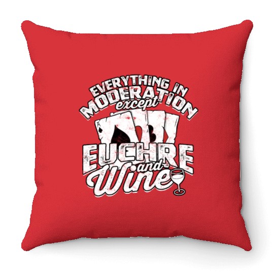 Card Game Games Playing Card Poker Euchre Throw Pillows