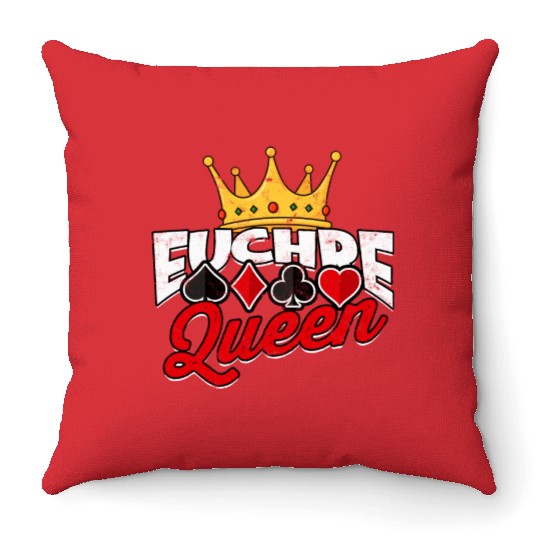 Card Game Games Playing Card Poker Euchre Throw Pillows