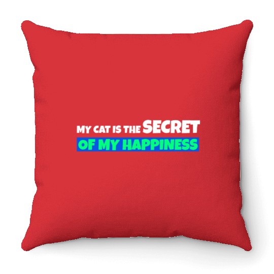 CAT OWNER DESIGN Throw Pillows