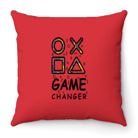 game changer Throw Pillows
