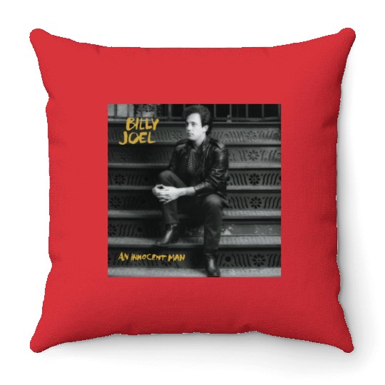 Billy Joel an innocent man Throw Pillows