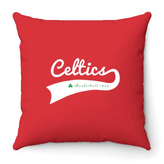 celtic's fan's logo Throw Pillows