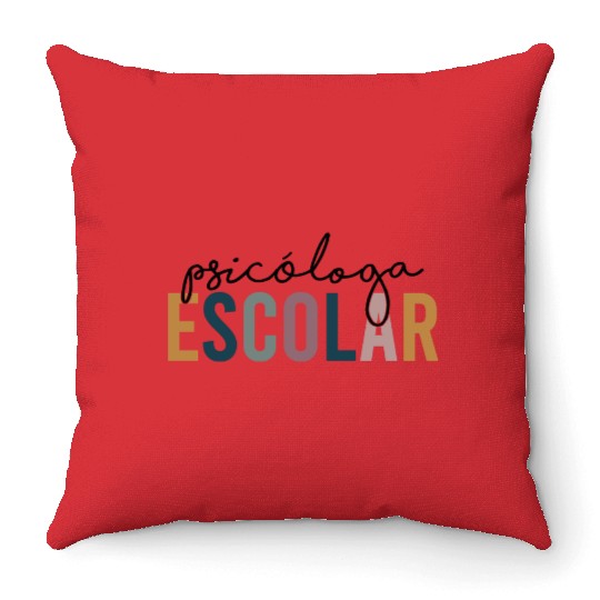 School Psychologist Gift Throw Pillows