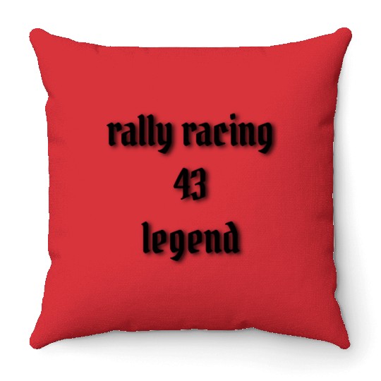 ken block rally racing legend Throw Pillows