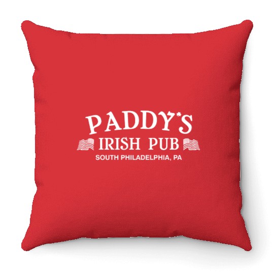 Paddy’s Irish Pub South Philadelphia Throw Pillows