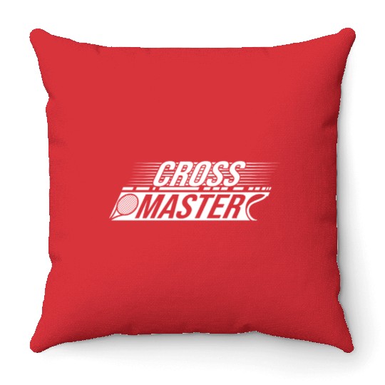 Tennis Art Cross Master Tennis Player Gifts Throw Pillows