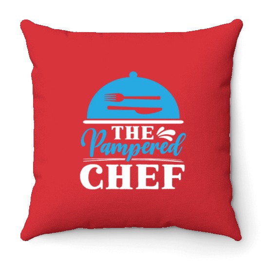 Culinary Gangster Pastry Chef Cooking Culinary Throw Pillows