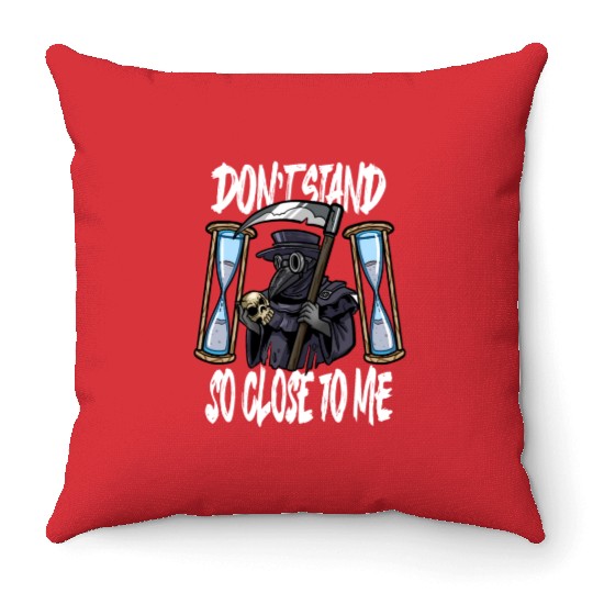 Plague Doctor Outfit Plague Doctor Mask Medicines Throw Pillows