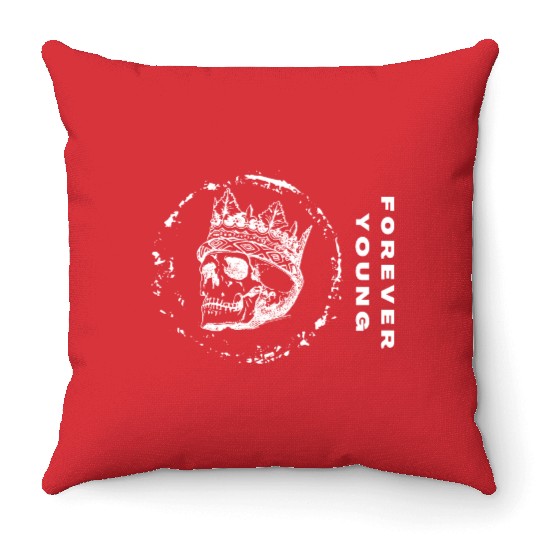 Youthful Bones: Embrace Edgy Style with Our Skull Throw Pillows