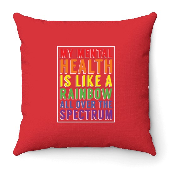 Psychology Psychologist Colourful Throw Pillows