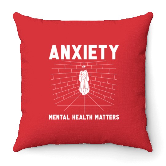 Psychology Psychologist Mental Health Awareness Throw Pillows