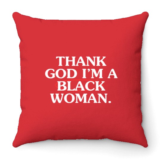 Thank God For The Glow And Thank My Therapist Throw Pillows