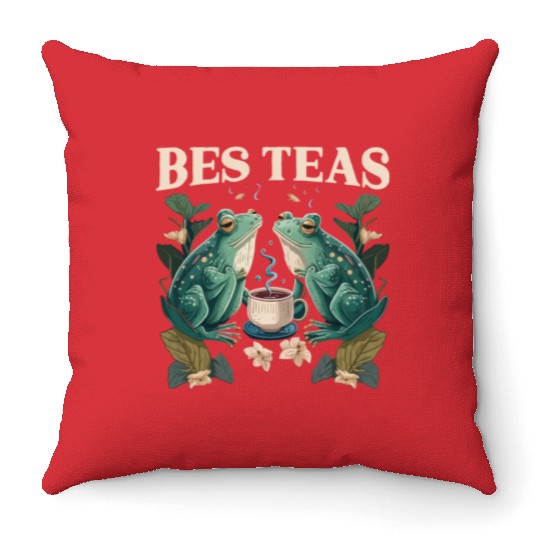 Cottagecore Mushroom Aesthetic Nature Conservation Throw Pillows