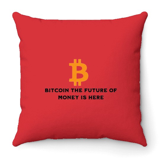 Bitcoin Throw Pillows