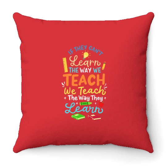 SPED Teacher Sped Educator Special Education Throw Pillows