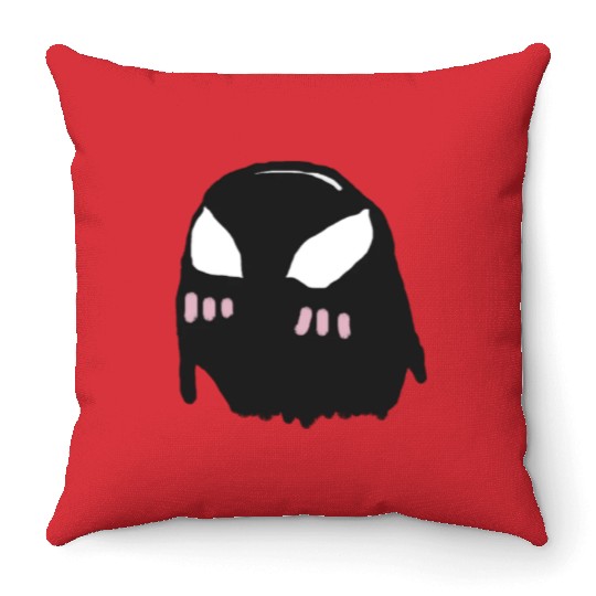 cute venom Throw Pillows