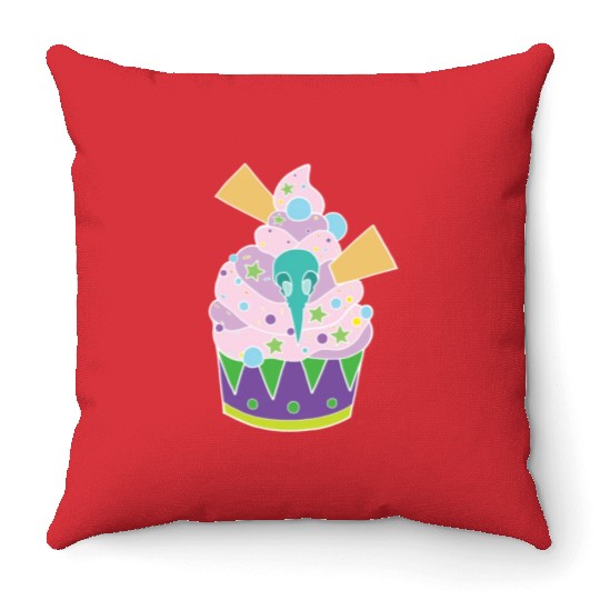 Cupcake Graveyard Throw Pillows