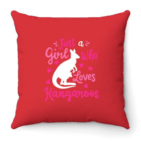 Kangaroo Australia Australian Kangaroo Lover Throw Pillows
