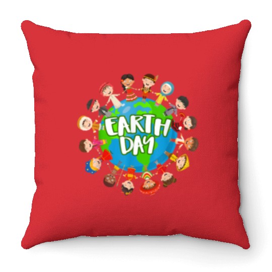Earth Day 2023 Throw Pillows
