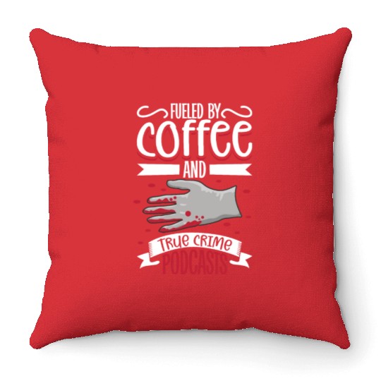 True Crime Murder Spy Crime Interest Gift Idea Throw Pillows