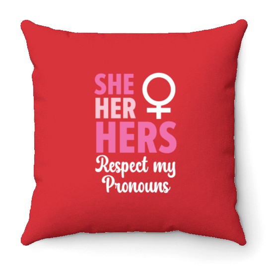 Gay Rights Rainbow Pride LGBTQ Gay Pride Parade Throw Pillows