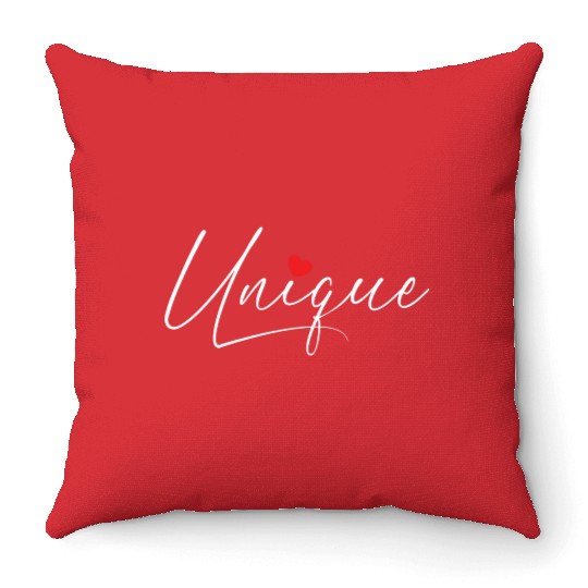 Unique Girl Or Boy Soulmate S Cute Valentines Throw Pillows