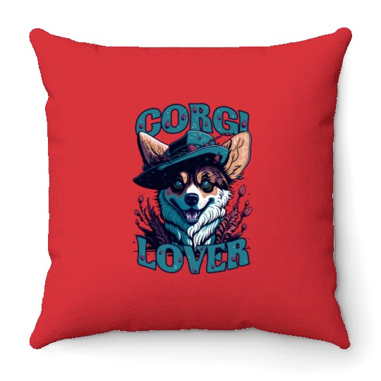 CORGI LOVER Throw Pillows