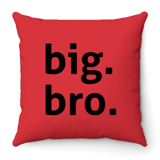 The big brother announcement Throw Pillows