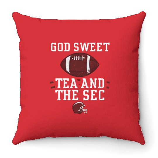 God Sweet Tea and the SEC Throw Pillows
