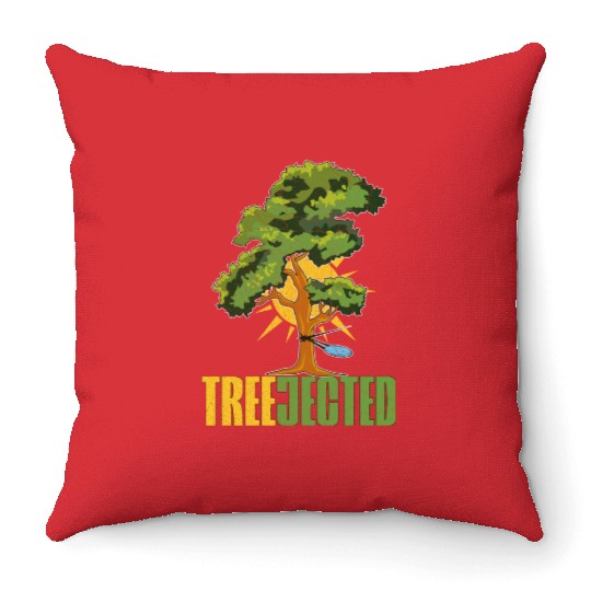 Frolf Pun For A Disc Golf Coach Throw Pillows