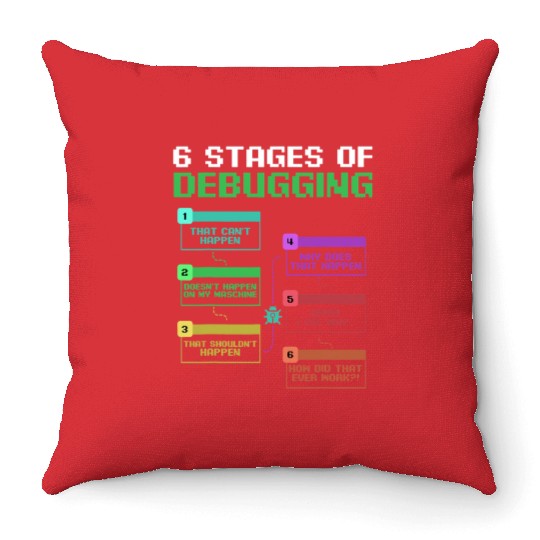 Computer Science Programmer Hacker IT Geek Throw Pillows