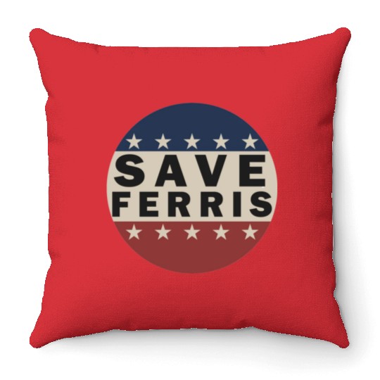 Save Ferris Throw Pillows