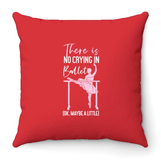 Ballet Dancer Dance Girl Ballerina Throw Pillows