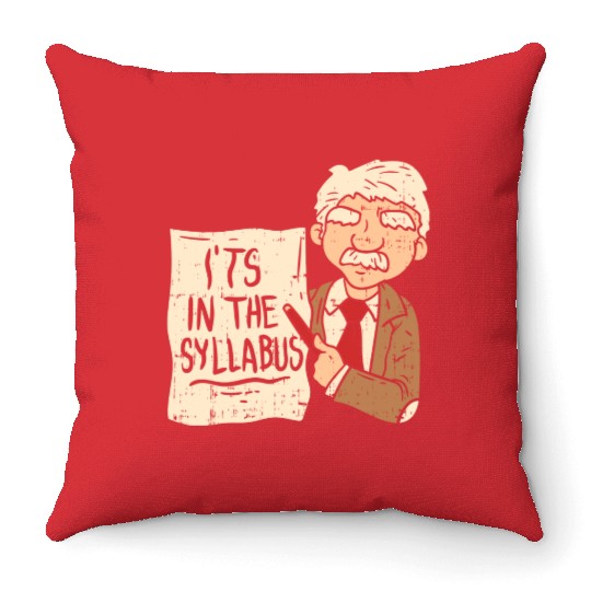 English Teacher Throw Pillows