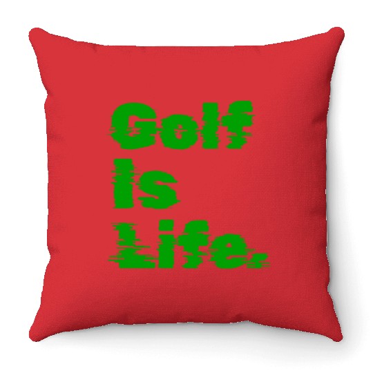 I Like Golfing, Golf Player, Golfing, Golf Is Life Throw Pillows