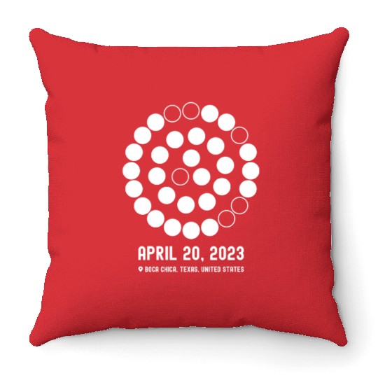 Rocket Engine Telemetry - Boca Chica, Texas Throw Pillows