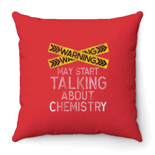 Funny Chemistry Throw Pillows Chemistry Lover Gifts