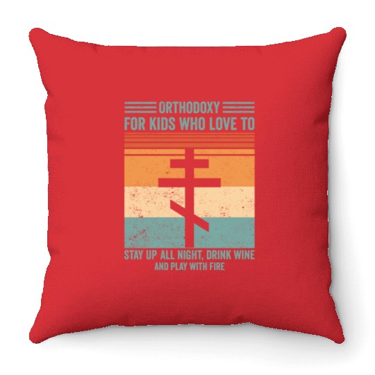 Orthodoxy Orthodox Throw Pillows