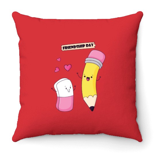 HELLO KINDERGARTEN - FRIENDSHIP DAY Throw Pillows