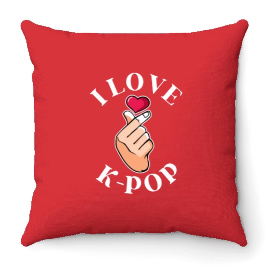 K-Pop K-drama Korean Music KPop Kdrama Gift Throw Pillows