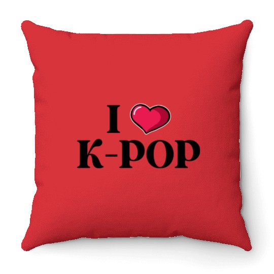 K-Pop K-drama Korean Music KPop Kdrama Gift Throw Pillows