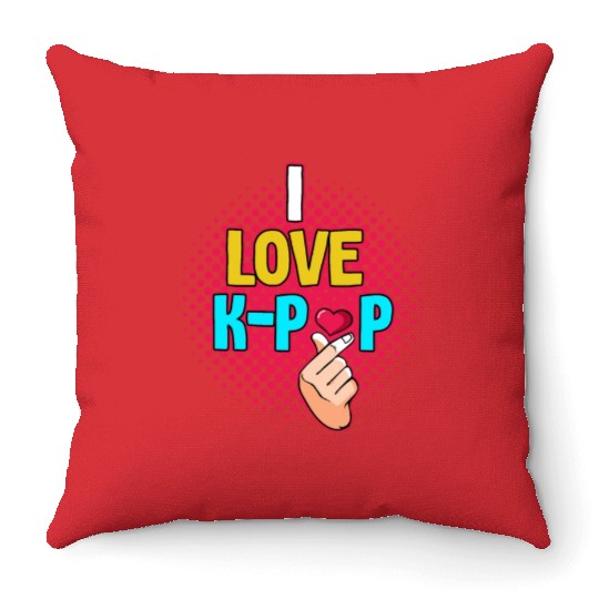 K-Pop K-drama Korean Music KPop Kdrama Gift Throw Pillows
