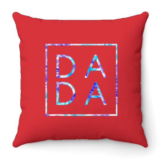 Father's Day For New Dad, Dada, Him, Papa Funny Ti Throw Pillows