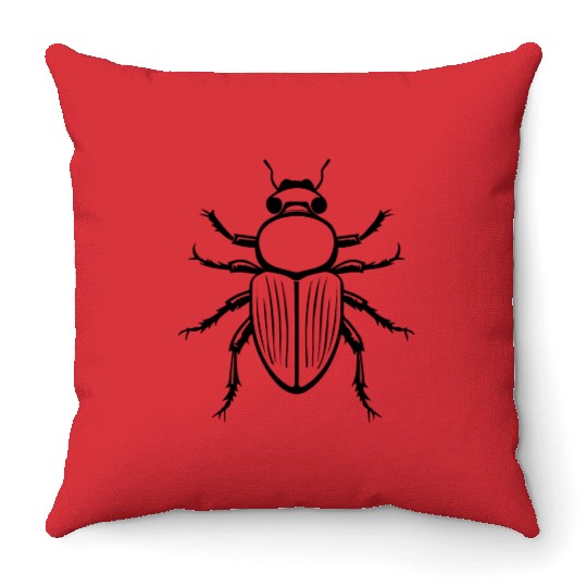 Bug Beetle Insect Throw Pillows