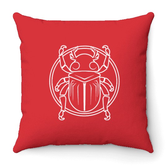 Bug Beetle Insect Throw Pillows