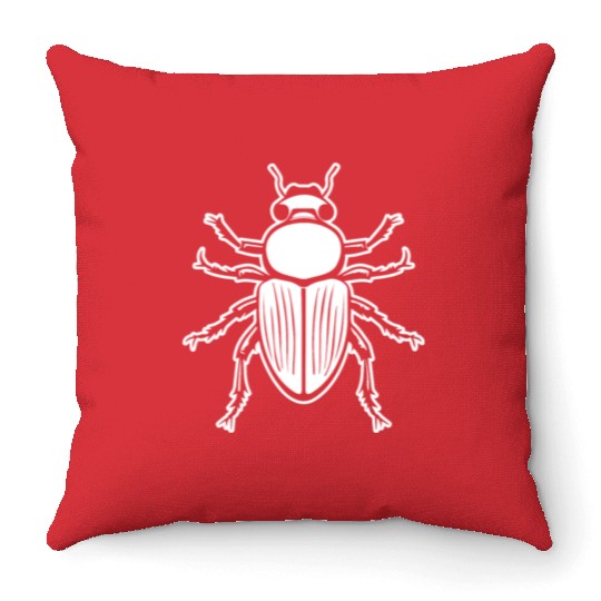 Bug Beetle Insect Throw Pillows
