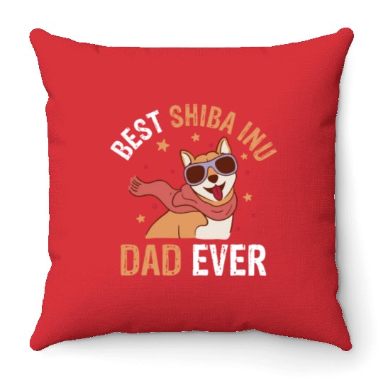 Shiba Inu Dog Lover Puppy Breeder Pet Dog Owner Throw Pillows
