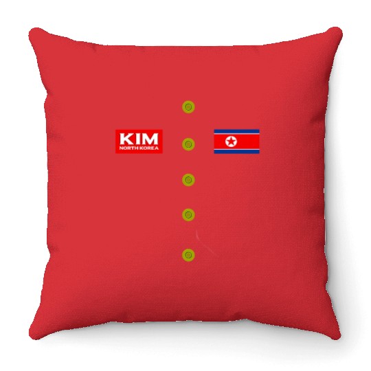 Kim Jong Un Halloween Throw Pillows